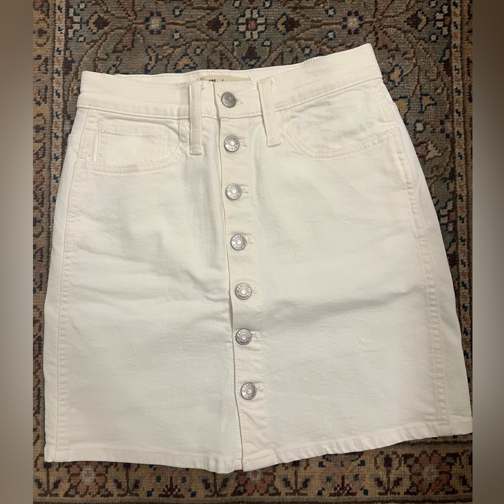 Madewell button down skirt - 24